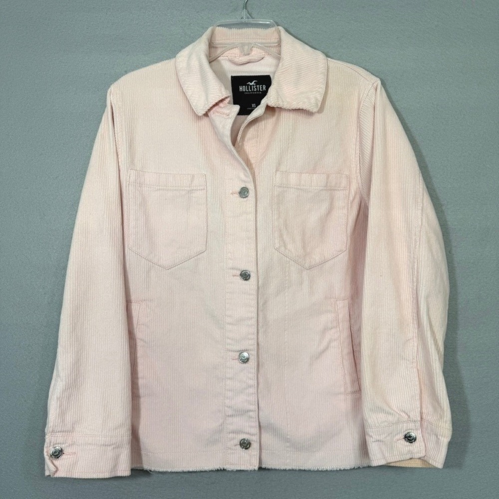 Hollister Women's Wide Wale‎ Corduroy Jacket Shacket Size XS